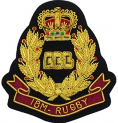 IBM Rugby Embroidered Badge